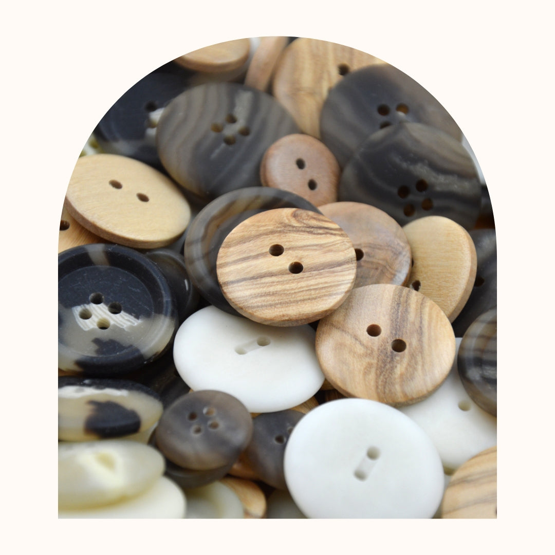 Nachhaltige Knöpfe JuleStoff