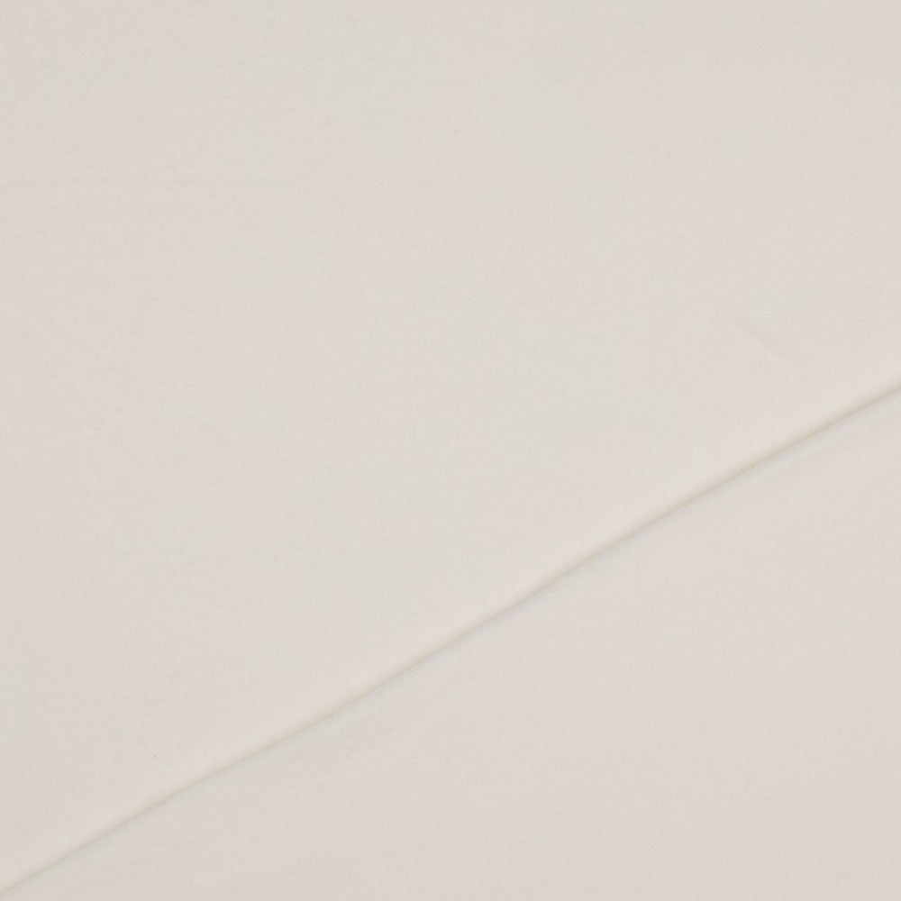 Bio-Baumwolle Fleece (GOTS) uni | ecru