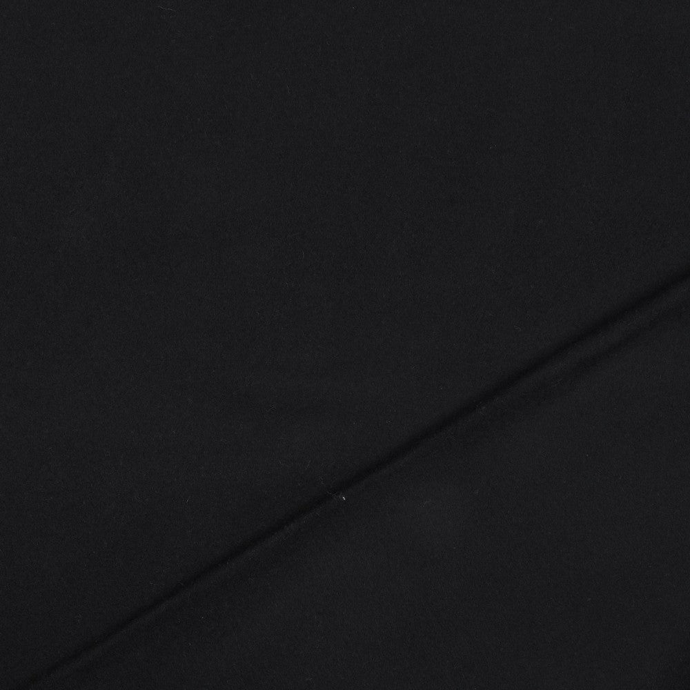 Bio-Baumwolle Fleece (GOTS) uni | schwarz