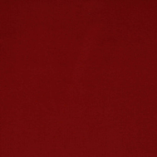 Stoffprobe Bio-Baumwolle Basic Jersey Stoff (GOTS) uni | dunkelrot JuleStoff