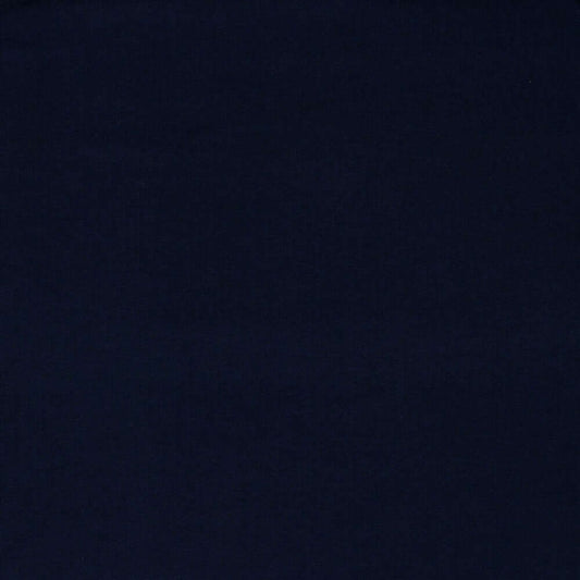 Stoffprobe Bio-Baumwolle Basic Jersey Stoff (GOTS) uni | navy JuleStoff