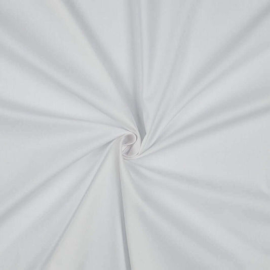 Bio-Baumwolle Popeline (GOTS) uni | weiß JuleStoff