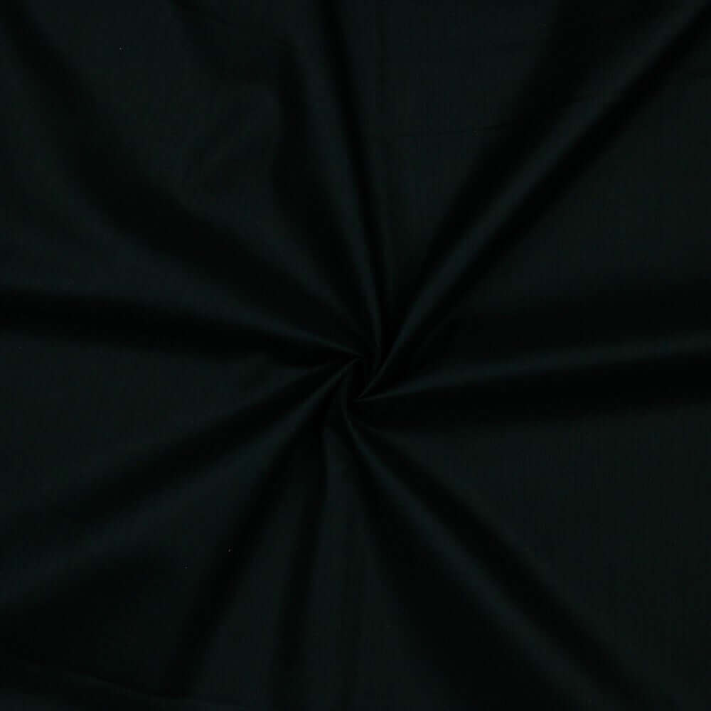 Bio-Baumwolle Voile (GOTS) uni | schwarz JuleStoff