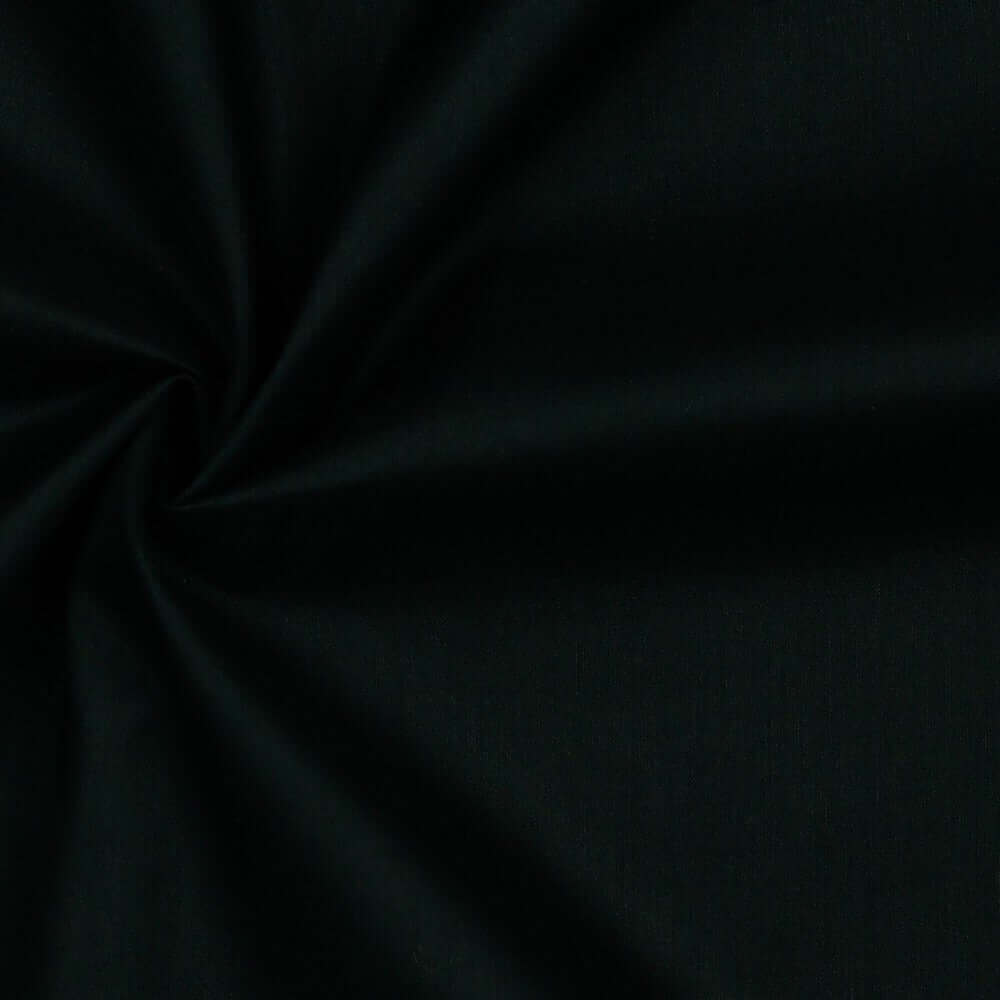 Bio-Baumwolle Voile (GOTS) uni | schwarz JuleStoff