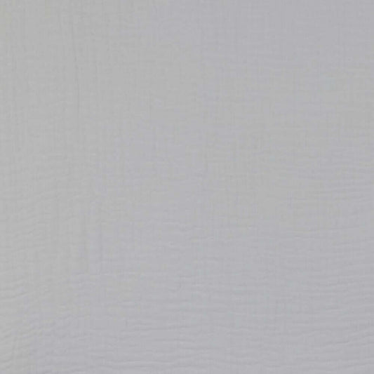 Stoffprobe Bio-Baumwolle Musselin/Double Gauze Stoff (GOTS) uni | hellgrau JuleStoff