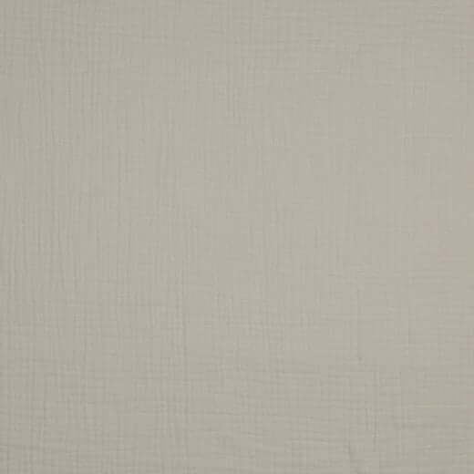 Stoffprobe Bio-Baumwolle Musselin/Double Gauze Stoff (GOTS) uni | natur JuleStoff