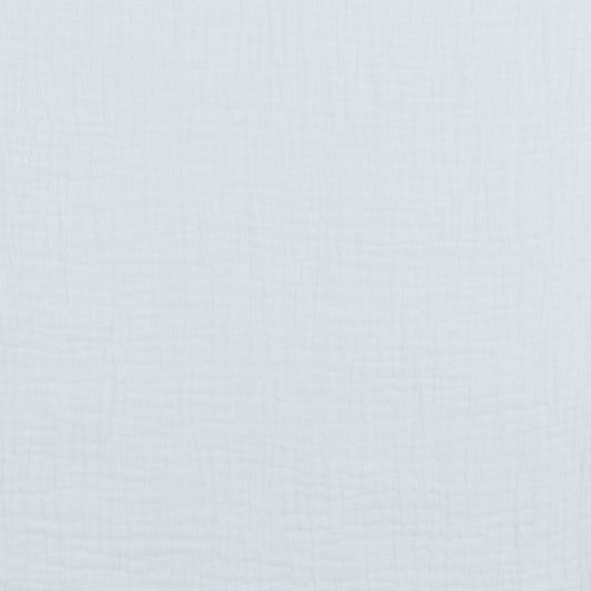 Stoffprobe Bio-Baumwolle Musselin/Double Gauze Stoff (GOTS) uni | weiß JuleStoff
