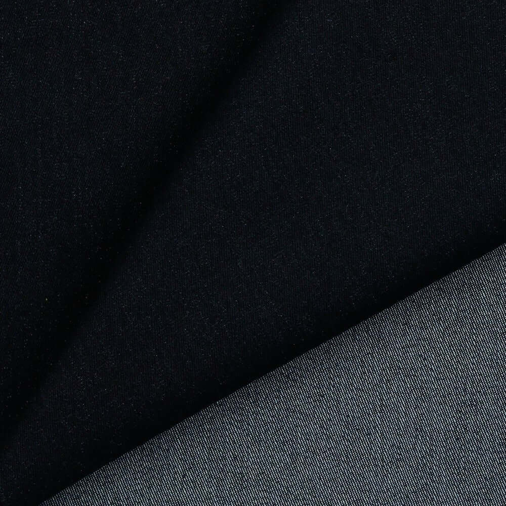 Stoffprobe Recycling-Baumwolle Stretch Jeans 11OZ | dunkelblau JuleStoff