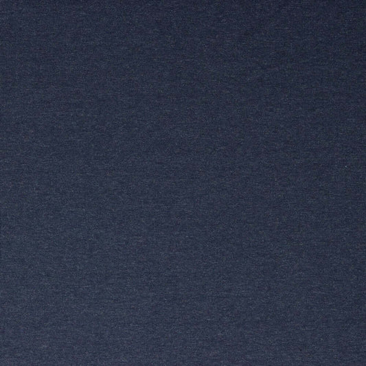 Stoffprobe Recycling-Baumwolle Jersey Stoff | jeansblau-meliert JuleStoff