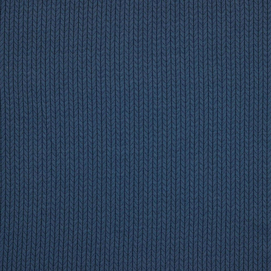 Recycling-Baumwolle Strick Zopfmuster | jeans JuleStoff