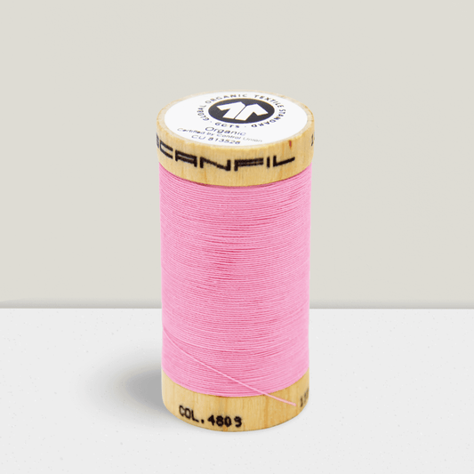 Bio-Baumwolle Nähgarn 100 m (GOTS) | 4809 rosa JuleStoff