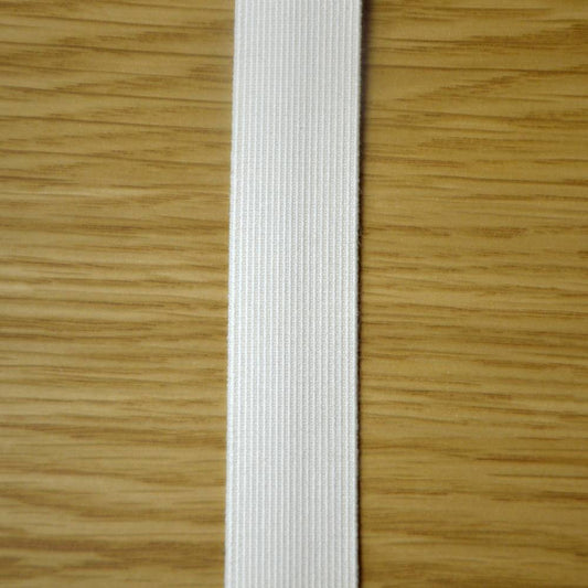 Bio Gummiband fest | 2,5 cm ecru