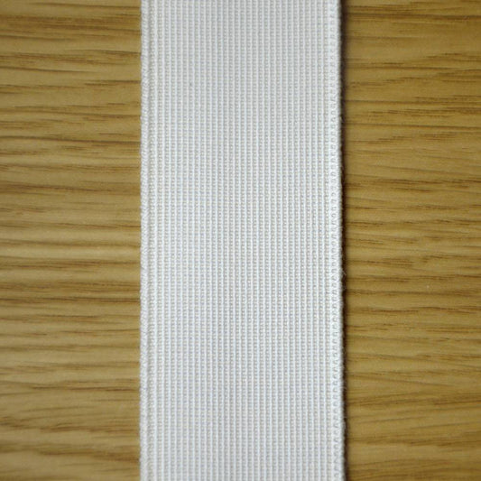 Bio Gummiband fest | 4 cm ecru