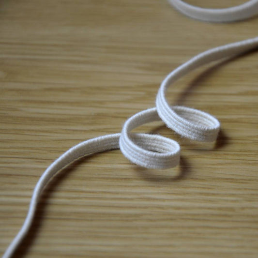 Bio Gummiband | 6 mm ecru