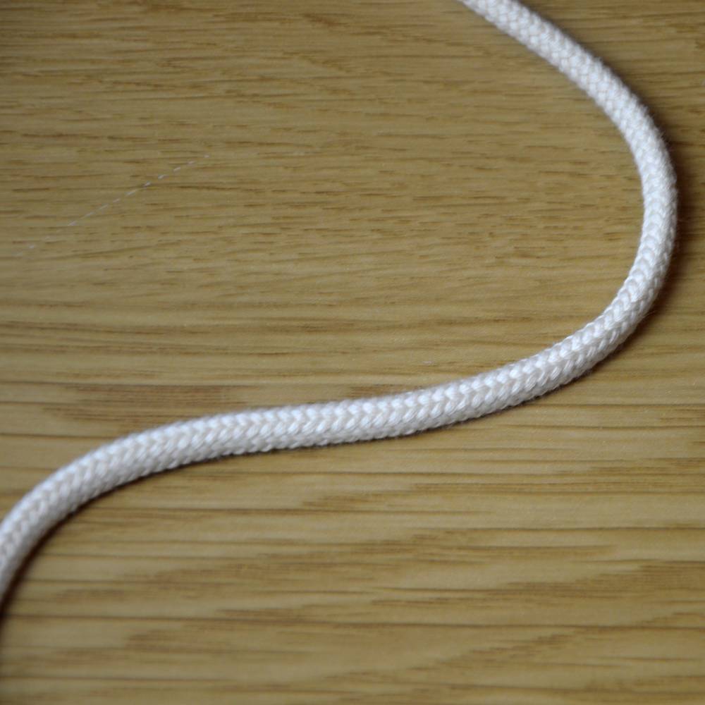 Bio-Baumwolle Kordel rund | 5 mm ecru