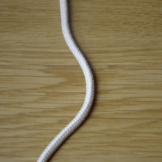 Bio-Baumwolle Kordel rund | 5 mm ecru