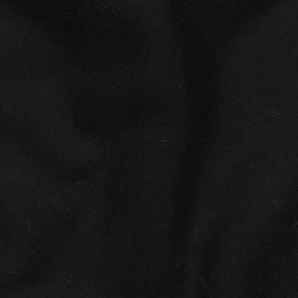 Bio-Baumwolle Fleece (GOTS) uni | schwarz