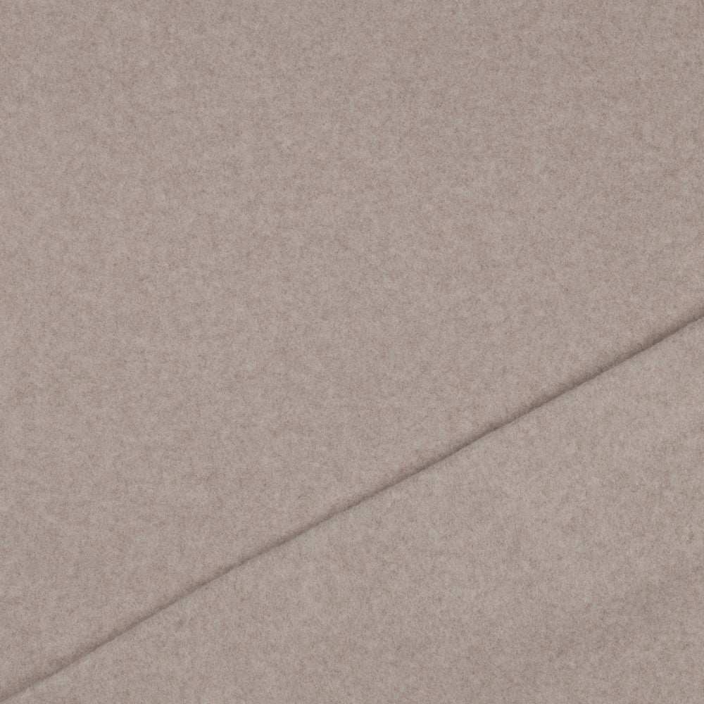 Bio-Baumwolle Fleece (GOTS) | taupe meliert