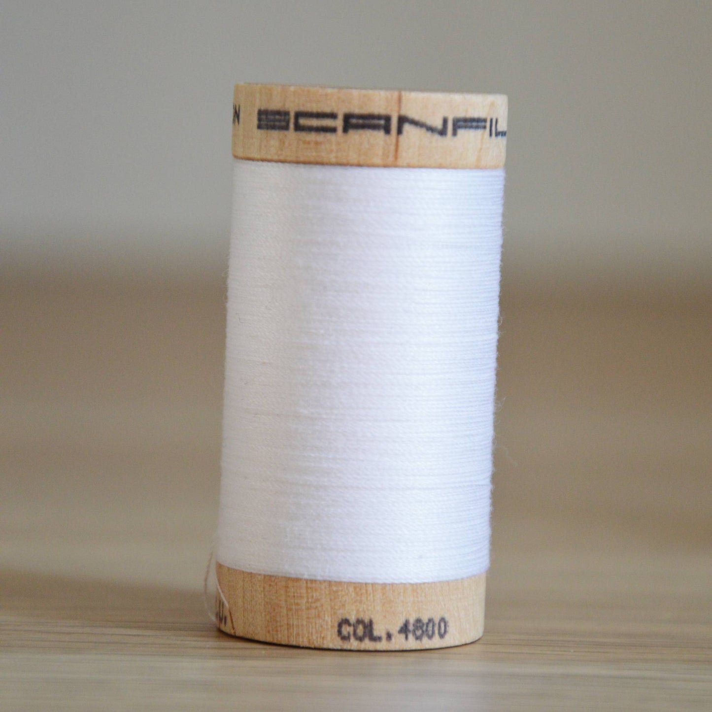 Bio-Baumwolle Nähgarn 274 m (GOTS) | 4800 weiß