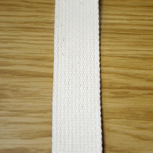 Bio-Baumwolle Gurtband ecru | 30 mm