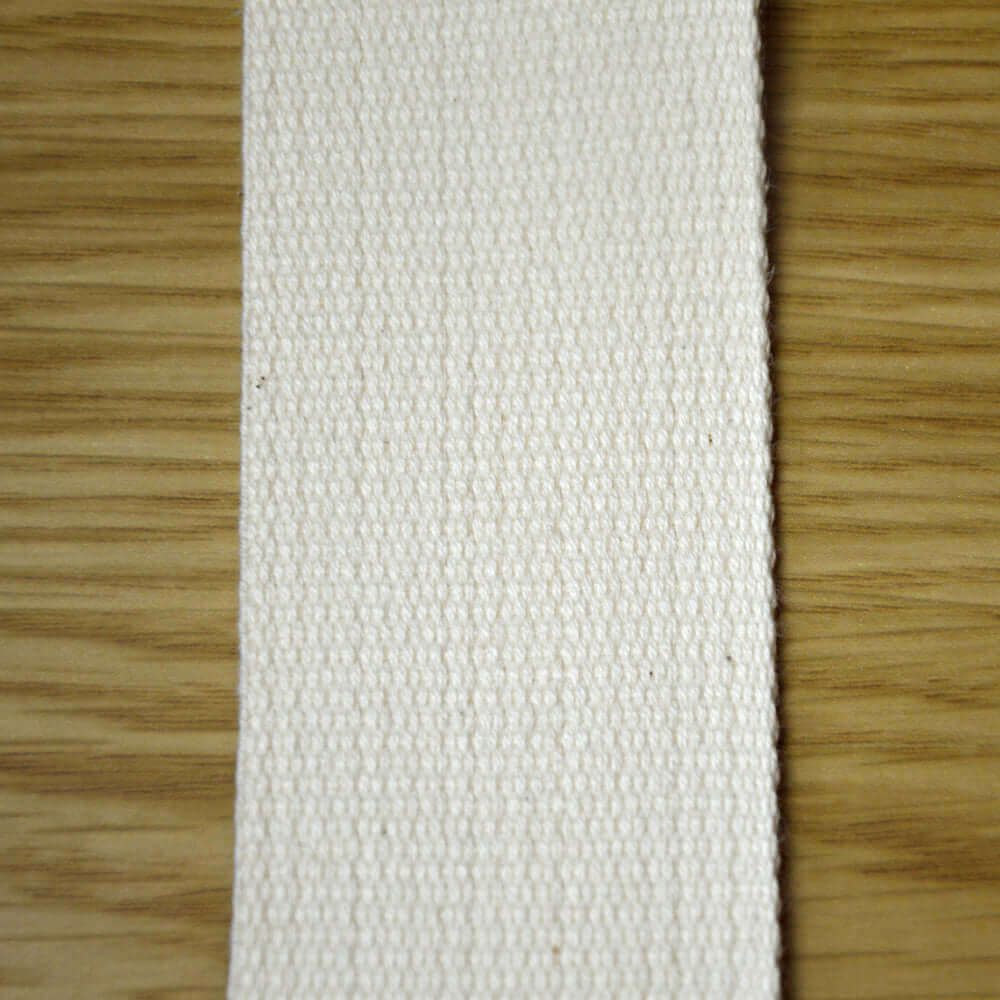 Bio-Baumwolle Gurtband ecru | 45 mm JuleStoff