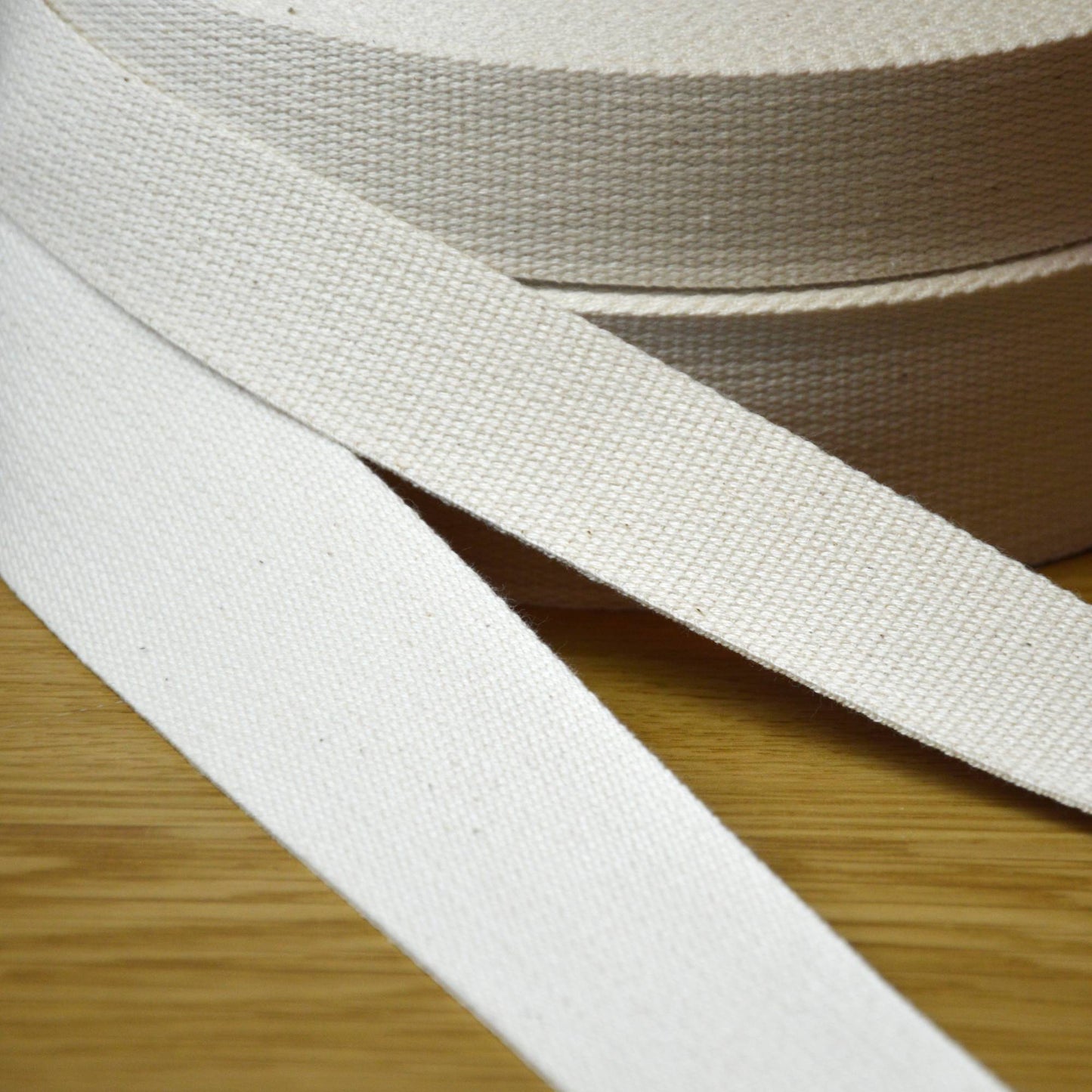 Bio-Baumwolle Gurtband ecru | 45 mm