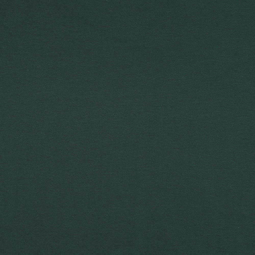 Bio-Baumwolle Basic Jersey Stoff (GOTS) uni | dunkelgrün