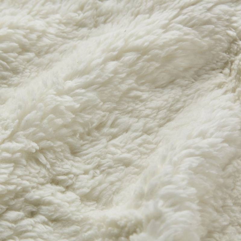 Bio-Baumwolle Plüsch (GOTS) uni | natur