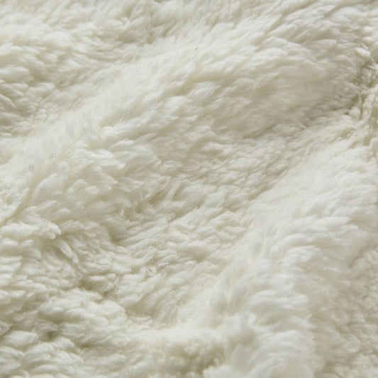 Bio-Baumwolle Plüsch (GOTS) uni | natur