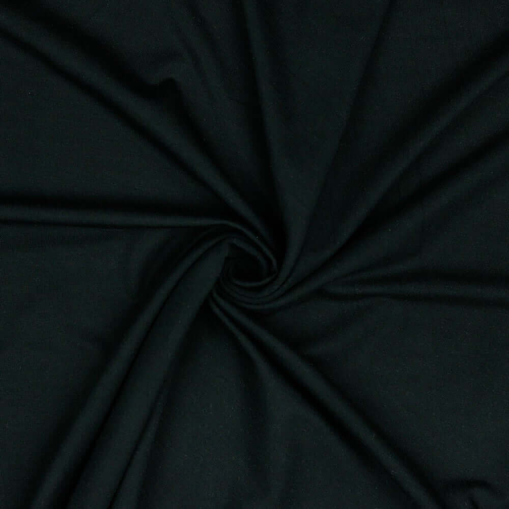 Stoffprobe TENCEL™ Modal Jersey uni | schwarz JuleStoff