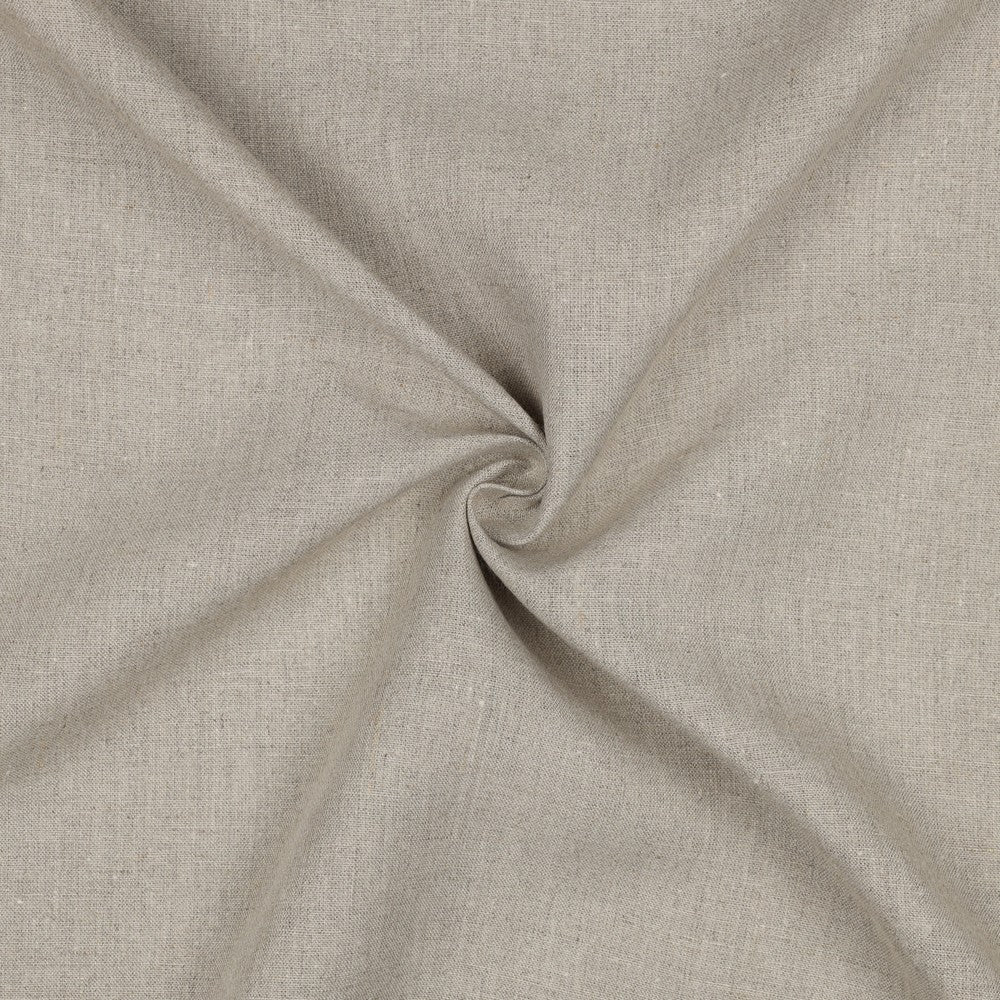 Reines europäisches Leinen uni | natur